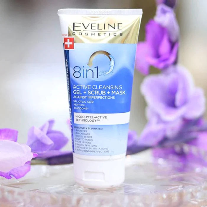 EVELINE Facemed Cleansing Gel + Scrub + Mask 150 ML