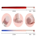 1/2Pcs Nail Gradient Brush Set with Red Wooden Handle Nails Drawing Brush UV Gel Pen Nail Halo Gradient Pen Brushed Soft Pen New