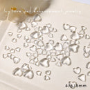 Clear Love Nail Art Diamond Jewelry Wholesale Ice Nails Through Accessories DIY Wear Nail Art Accessories Stickers Tools Beauty