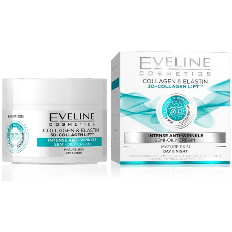 EVELINE Collagen & Elastin 3D Lift Intense Anti-Wrinkle Day & Night Cream