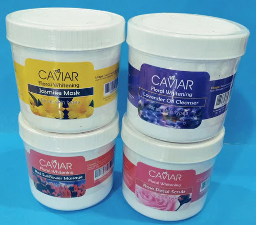 Caviar Whitning Faical kit 4 Pieces 550gm