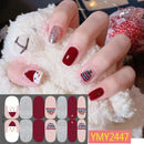 New Nail Christmas Stickers Ultra Thin Strap Plastic Nail Stickers Snow Snowman Cartoon Nail Stickers Ornaments Decals