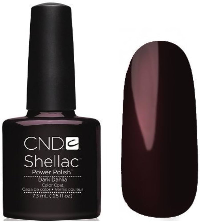 CND Shellac UV Nail Gel Polish 7.3ml Color - Dark Dahlia