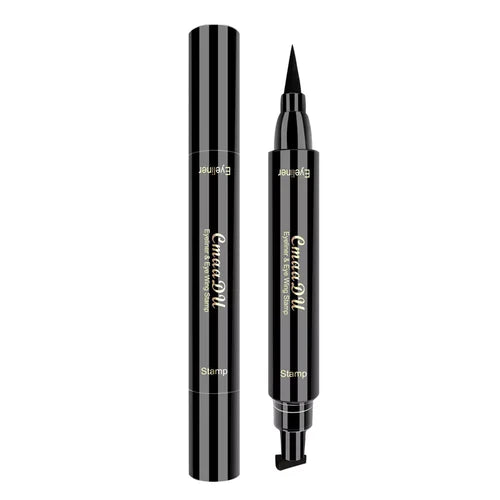 Double Winged Eyeliner Stamp Makeup Waterproof Black Liquid Eye Liner Pencil Cmaadu