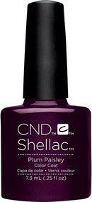 CND Shellac UV Nail Gel Polish 7.3ml Color - Plum Paisley