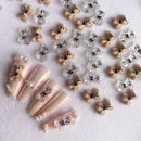 Alphabet Cartoon Bear Accessories Resin Diy Nail Decoration Handmade Materials Nail Supplies Kit Nail Decoration Charms Art