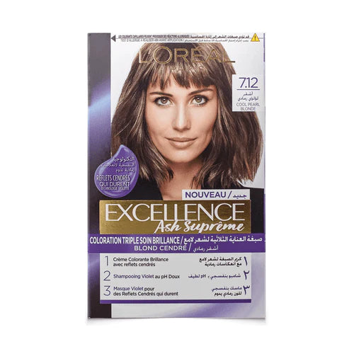 L'oreal Paris Excellence Ash Supreme Cool Pearl Blonde 7.12