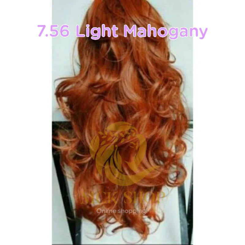 BREMOD Fashion Hair Color Medium Mahogany Red Blond 7.56