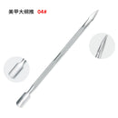 4 Pcs/Set Steel Double-ended Cuticle Pusher Dead Skin Remover Manicure Cleaner Care Nails Art Tool All for Manicure Set