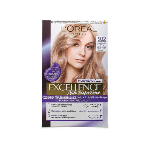 L'oreal Paris Excellence Ash Supreme Cool Pearl Blonde 9.12