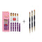 4pcs Kolinsky Acrylic Nail Brush Set Size Acrylic Powder Application Brushes Art Extension & Carving Salon Home Uñas