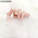 Long Lasting Semi-Cured Gel Nail Nude Patch Slider Adhesive Waterproof Aurora Full Cover Gel Nail Sticker UV Lamp Needed Nails