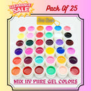 Mix UV Pure Gel Color 5ML - Pack Of 25