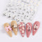 Nail Art Decals Summer Daisy White Florals Petals Flowers Leaves Nail Stickers Manicure Decoration For Nail Tips Beauty