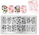 BORN PRETTY Stamping Plate Flower tango BP-A01