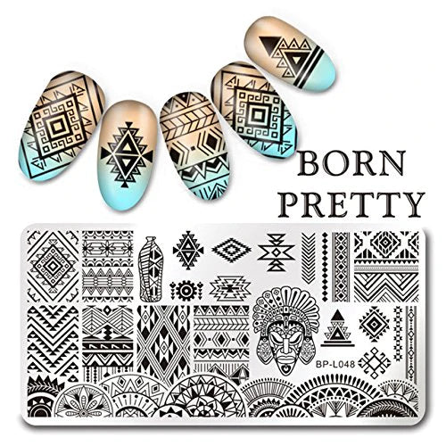 BORN PRETTY Stamping Plates BP-L048