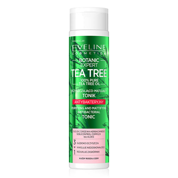 EVELINE Botanic Expert Tea Tree Purifying & Mattifying Tonic 225 ML