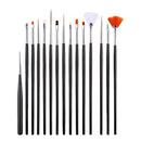 Professional Nail Supplies for Acrylic UV Gel Drawing Dotting Manicure Nail Art Design ToolsMakeup Accessorie Nail Brushes Set