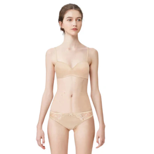 BLS Bra Belva Soft Padded Cotton Teen Beige