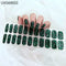 Long Lasting Semi-Cured Gel Nail Nude Patch Slider Adhesive Waterproof Aurora Full Cover Gel Nail Sticker UV Lamp Needed Nails