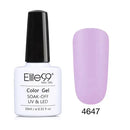 Elite 99 Hybrid Semi Permanent UV Nail Gel 10ML Color -