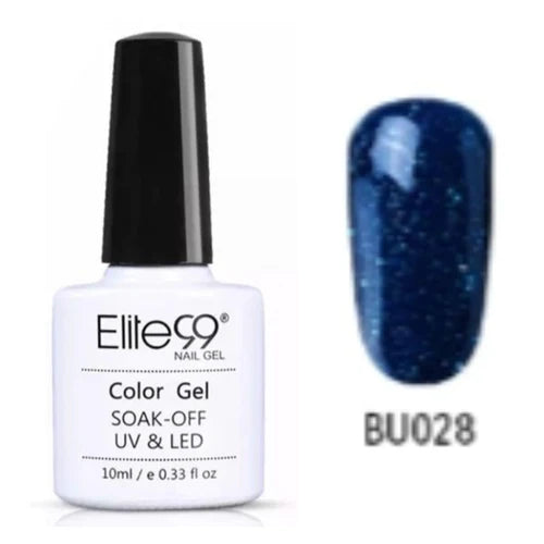 Elite 99 Blue Color Series UV Nail Gel 10ML Color -