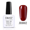 Elite 99 Wine Red Series Semi Permanent UV Nail Gel 10ML Color -