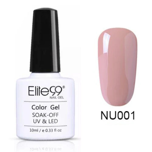 Elite 99 Nude Series Semi Permanent UV Nail Gel 10ML Color -