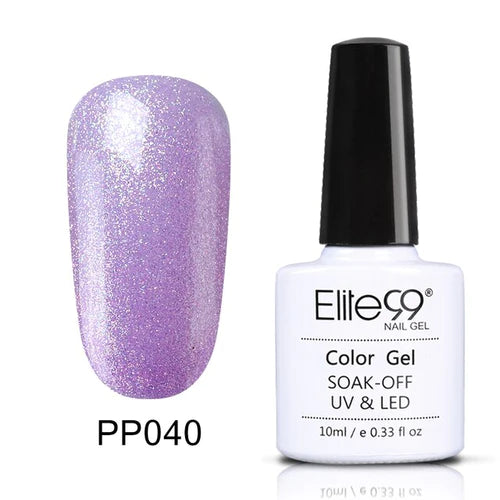 Elite 99 Purple Series Glitter UV Nail Gel 10ML Color -