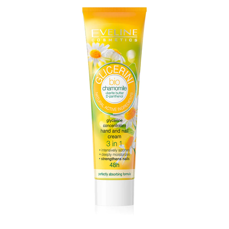 EVELINE Glicerini Bio Chamomile Hand & Nail Cream 100 ML