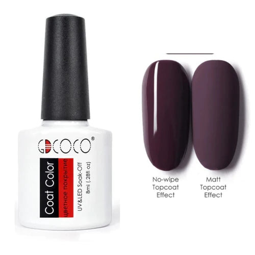 GD-COCO Soak Off UV Nail Gel Polish 8ml Color -