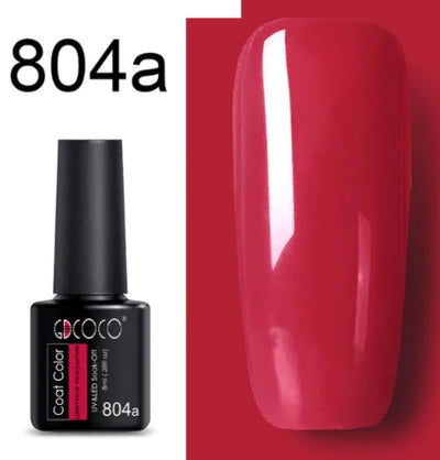 GD-COCO Soak Off UV Nail Gel Polish 8ml Color -