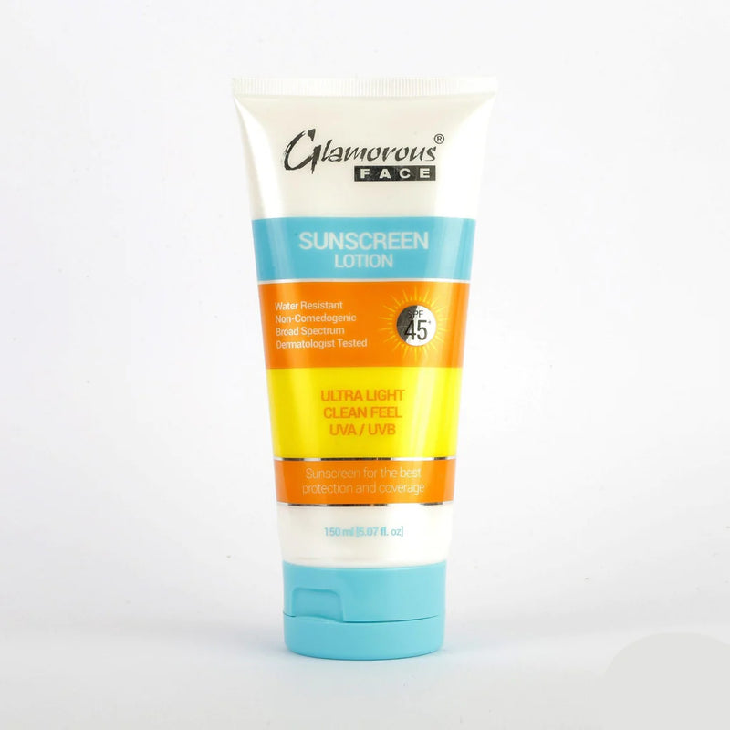 Glamorous facial sunscreen lotion spf 45 (150ml)