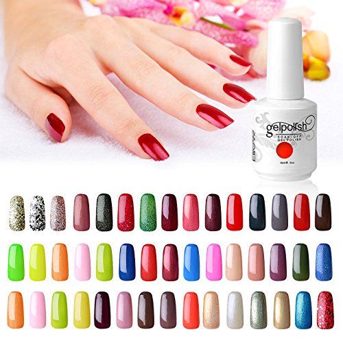 Gel Polish Pack of 10 colors - 15ml