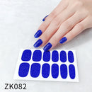 New Summer New Arrival Strips Gel UV Nail Sticker Semi Cured Nail Wraps Waterproof Glitter Nail Strips Manicure Decorations Uñas