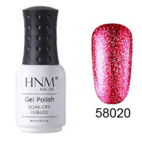 HNM Glitter UV Nail Gel Polish 8ml Color -