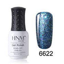 HNM Glitter UV Nail Gel Polish 8ml Color -