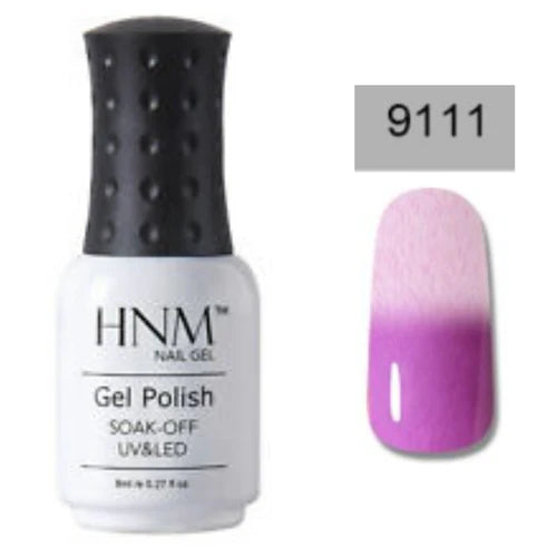 HNM Temperature UV Nail Gel Polish 8ml Color -