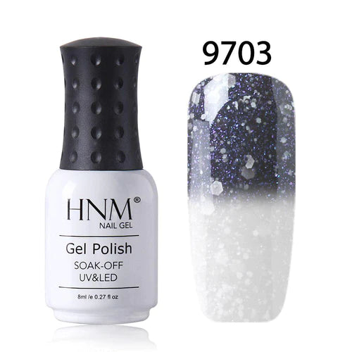 HNM Temperature UV Nail Gel Polish 8ml Color -