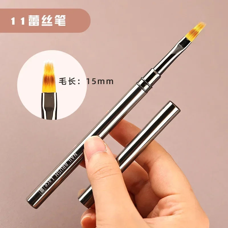 NEW Liner Brushes Gel Nail Brush Gel Nail Polish Painting Brush Drawing Nail Art Brush Pen Set Pen Accessories