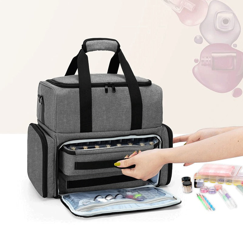 Nail Polish Organizer Bag Nail Polish Organizers and Storage Case Travel Carry for Nail Art Accessories Holds Bags Nail Gel Set