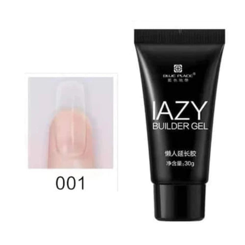 Blue Place Builder Gel Iazy 001 Transparent - Pro Quality 30g