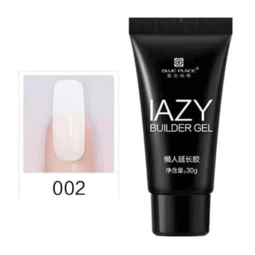 Blue Place Builder Gel - Iazy 002 White Pro Quality 30g