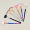 New Practical Facial Brushes Fan Makeup Brushes Soft Portable Mask Brushes Cosmetic Tools for Ladies Girls Nail Charm Nails