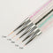 5Pcs/Set Dual End Nail Art Dotting Pen Acrylic Drawing Liner Flower Brush Rhinestone Crystal UV Gel Painting Manicure Tool Nail