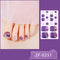 French Fake Toe Nails Set Press on Short Wearable False Nail Acrylic Nail Kits Nude Color Feet Nail Tips Removable Sticker