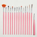 Professional Nail Supplies for Acrylic UV Gel Drawing Dotting Manicure Nail Art Design ToolsMakeup Accessorie Nail Brushes Set