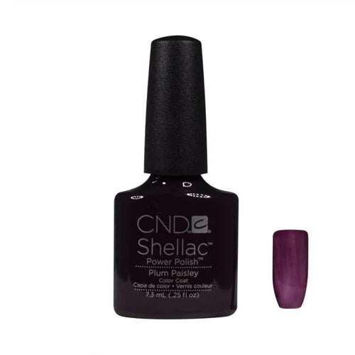 CND Shellac UV Nail Gel Polish 7.3ml Color - Plum Paisley