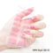 New Marble Gel Nail Strips Patch Sliders Flowers Gradient Color Adhesive Full Cover Gel Nail Stcikers UV Lamp Cured Manicure