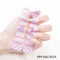 New Marble Gel Nail Strips Patch Sliders Flowers Gradient Color Adhesive Full Cover Gel Nail Stcikers UV Lamp Cured Manicure